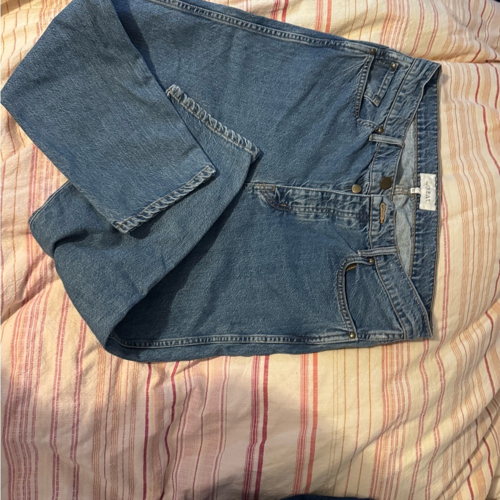 THE GREAT. Classic Blue Denim Pants - Picture 2 of 3